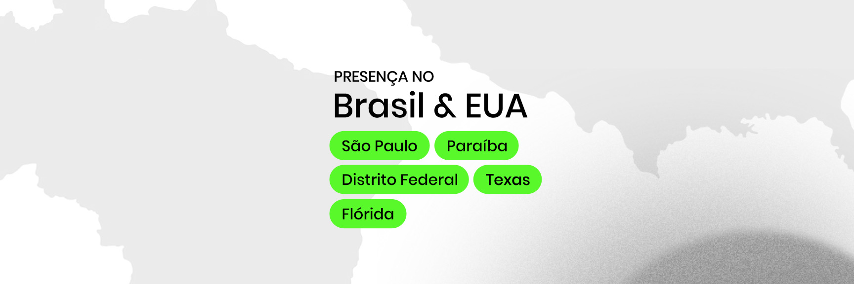 Presença da Mare no Brasil e nos EUA: São Paulo, Paraíba, Distrito Federal, Texas e Flórida