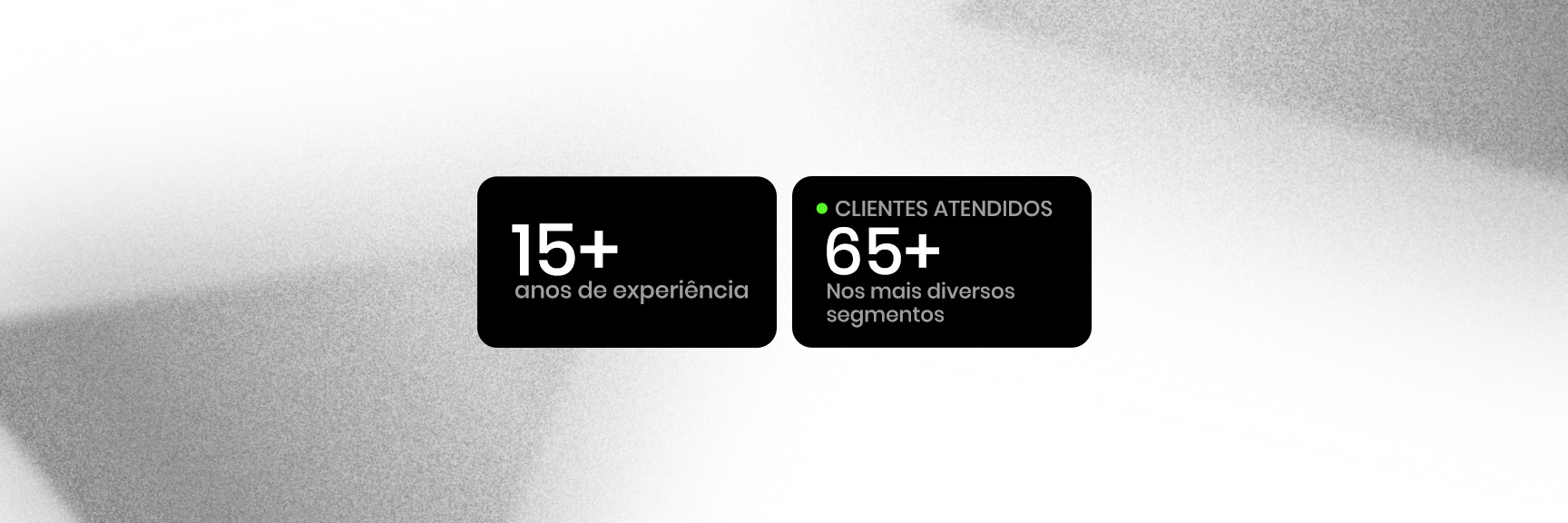 Mare em números: mais de 15 anos de experiência e mais de 65 clientes atendidos em diversos segmentos