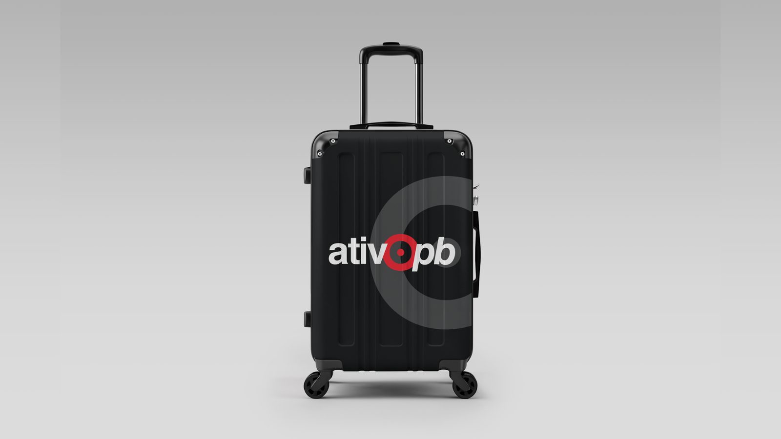 Mala de viagem personalizada com a marca Ativo PB